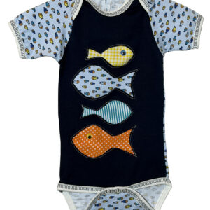 Artikl 1008- Suvenir Baby body kratki rukav - četiri ribice