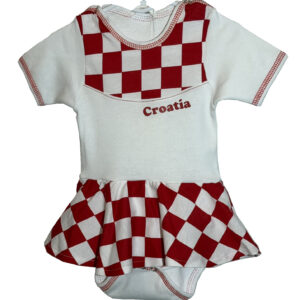 Artikl 1010- Suvenir Baby body haljina kockice
